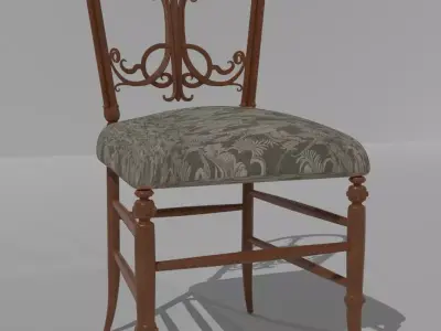 Antique Victorian Chair 3D model