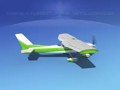 Cessna C152 Aerobat V08 3D model