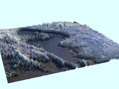 Sevan Lake 3D model