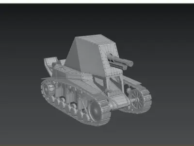 Tank CU-18 3D model