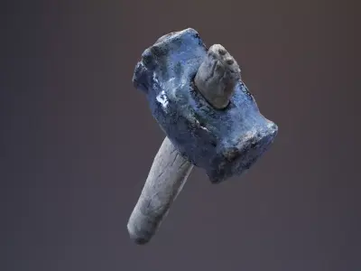 Sledgehammer hammer Free low-poly 3D model