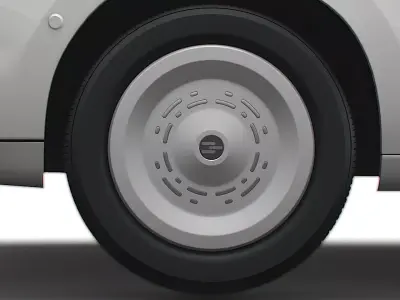 Generic EV Small Van 2023 wheel 3D model