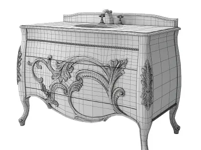 Sink Desiderio Due Dike 3D model