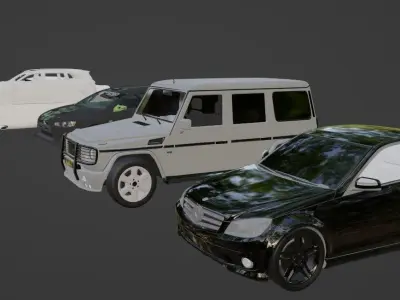 Car collection Free 3D model