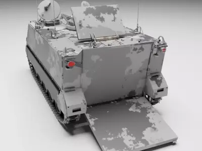  M113 APC detail 3d model 3D print model