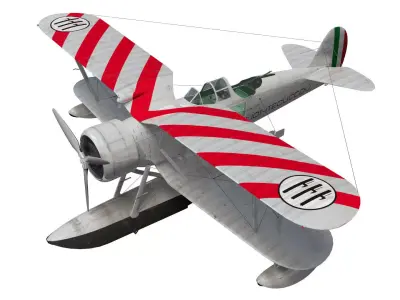 IMAM Ro43 3D model purchase