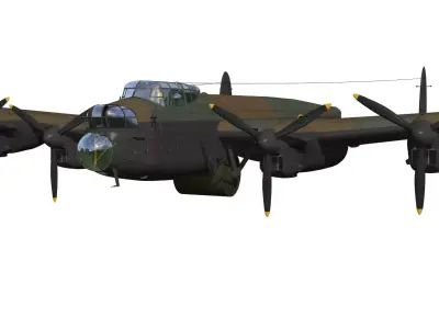 avro lancaster B-i special dambuster 3D model