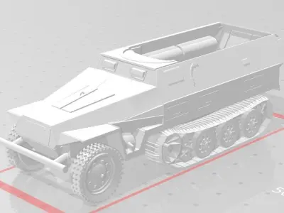 SdKfz 251 3D print model