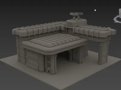RTS War Factory 3D model