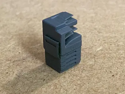 Model Railway Office Photocopier Printer 3D print model