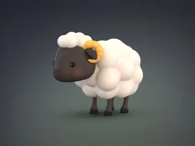 Cartoon Sheep 3D model order