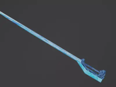 ice sword Low-poly 3D model order
