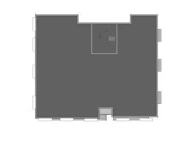 Commercial Hotel and Business Offices Low-poly 3D model