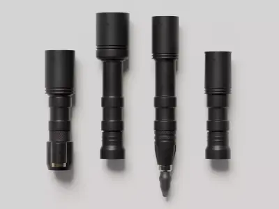 Malkoff Weapon Light Pack Low-poly 3D model