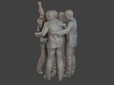 Donald Trump Survivor Group 3D print model