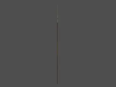 Gondor Spear - The Lord of the Rings Low-poly 3D model
