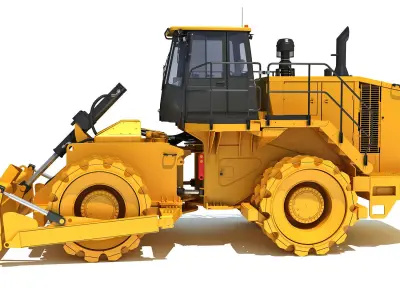 Soil Compactor 3D model