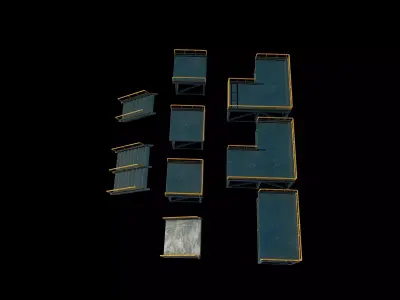 Modular Platform  3D model