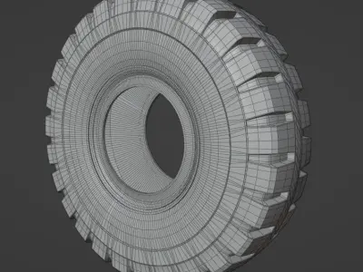 Tire02 Free 3D model