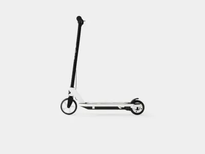 Chaos Black Kids Electric Scooter Low-poly 3D model