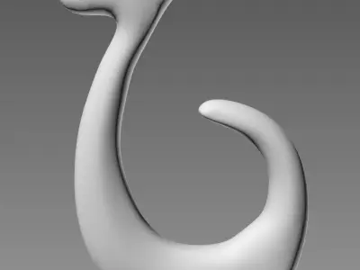 Hei Matau 3D model