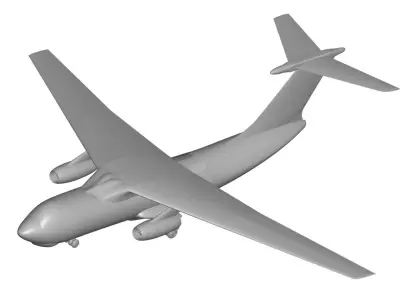 Ilyushin Il-76 3D model 2