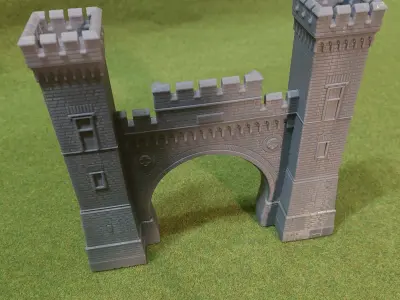 German portal Weilburg North 1-160 resin 3D print model