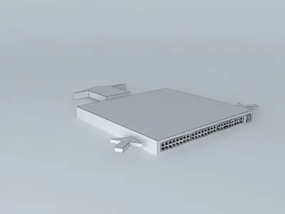 Cisco Catalyst 4948 Switch 3D model