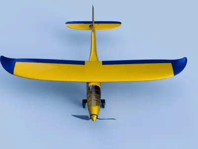 Fixed-wing UAV Drone 3D print model