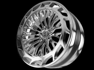 TnT forged 20-99 Custom wheel High-Poly 3D model