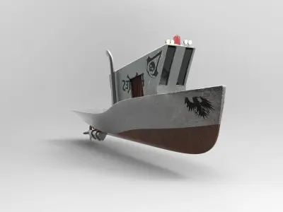 captains ships 3D model