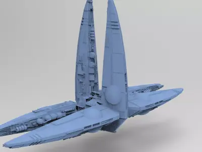 Wraith Interceptor architecture 8  3D model