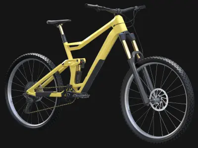 Mountain Bike mtb 3D model 3D model