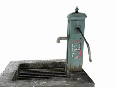 Victorian Hand Water Pump  3D model