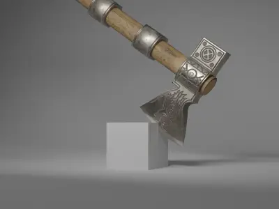 Dovbush bartka Low-poly 3D model