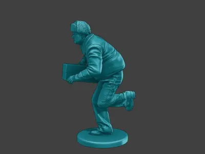 Actual Male Truck Driver AMTD 008 3D print model