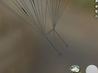 parachute camo Low-poly 3D model