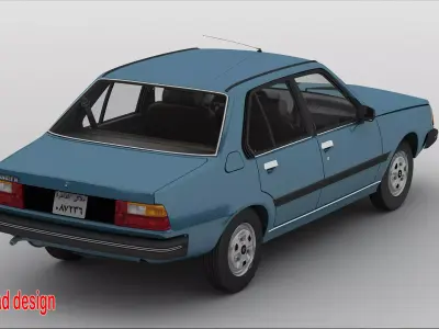 renault 18 1978 3ds Max and lumion  3D model