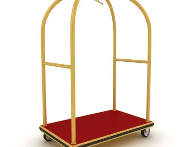 Hotel Cart 3D model purchase