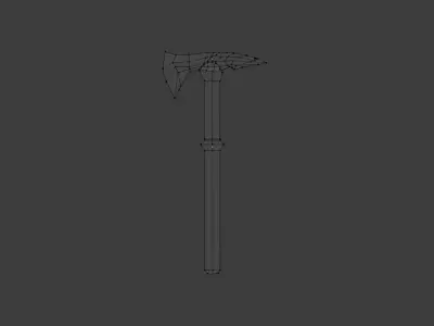Climbing Hatchet Free low-poly 3D model