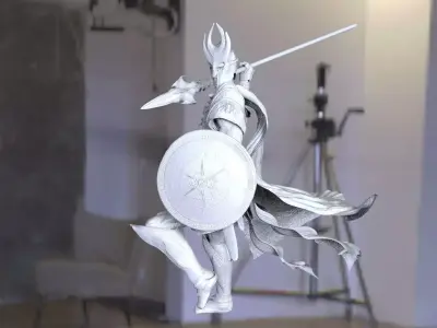 Apollo knight 3D model