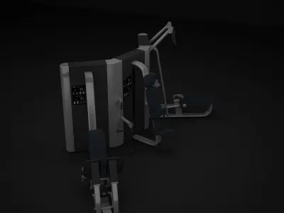 Multistation Wall Machine 3D model