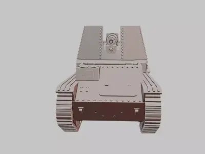 Grille Ausf M vehicle 3D Printable Model 3D print model