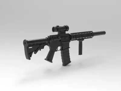 M4 carbine 3D model get