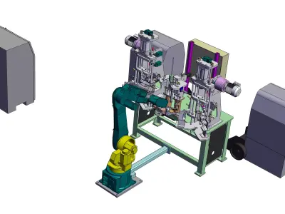 Robotic automatic welding machine 3D model
