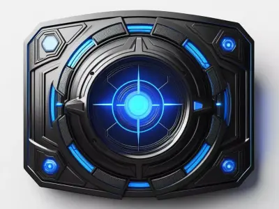 SciFi Cybernetic Energy Module 3D model