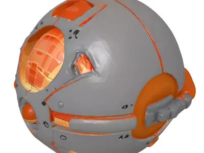 SciFi Energy Core Orb 3D model purchase