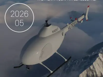 KAI VTOL UAV NI-600VT Low-poly 3D model