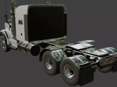 Heavy Duty Truck 3D Model 3D model
