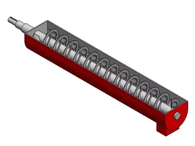 Screw Conveyor 3D model purchase